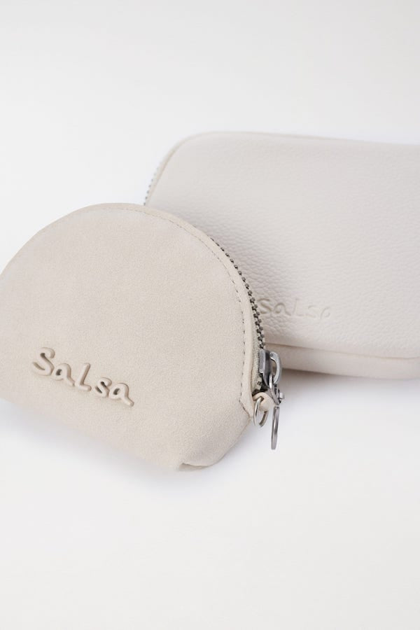 Lot de 2 Porte monnaie blanc Salsa