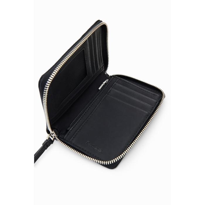 Porte monnaie Desigual à fleur ton sur ton