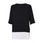 T Shirt La Fe Maraboute FA5690 noir et blanc