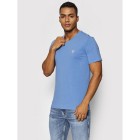 T-shirt slim bleu Guess M1RI32