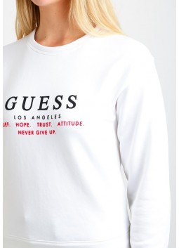 Sweatshirt Mabel blanc Guess W84Q37