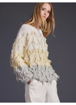 Pull  franges Tricot Chic