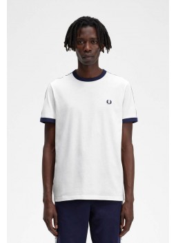 T shirt Fred Perry FPM4620 blanc