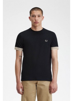 T shirt Fred Perry FPM7707 noir