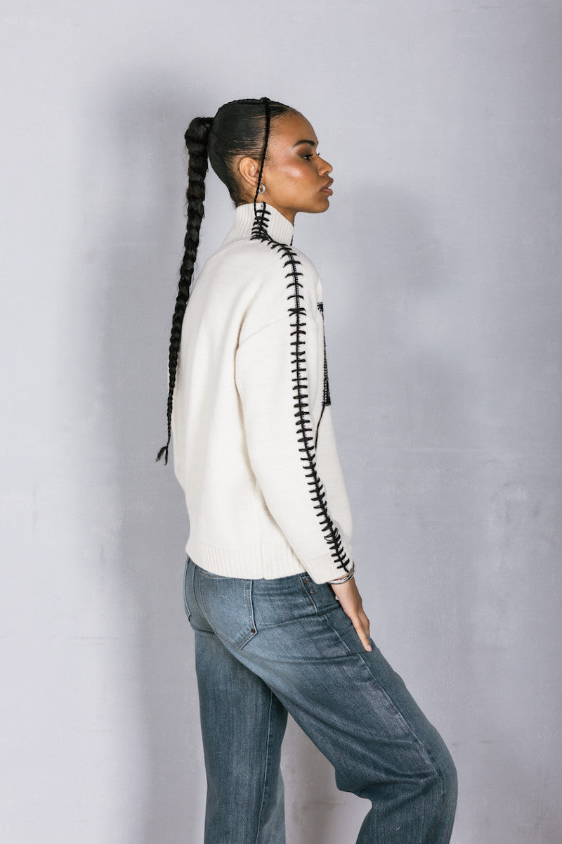 Pull femme col cheminée Freeman T Porter