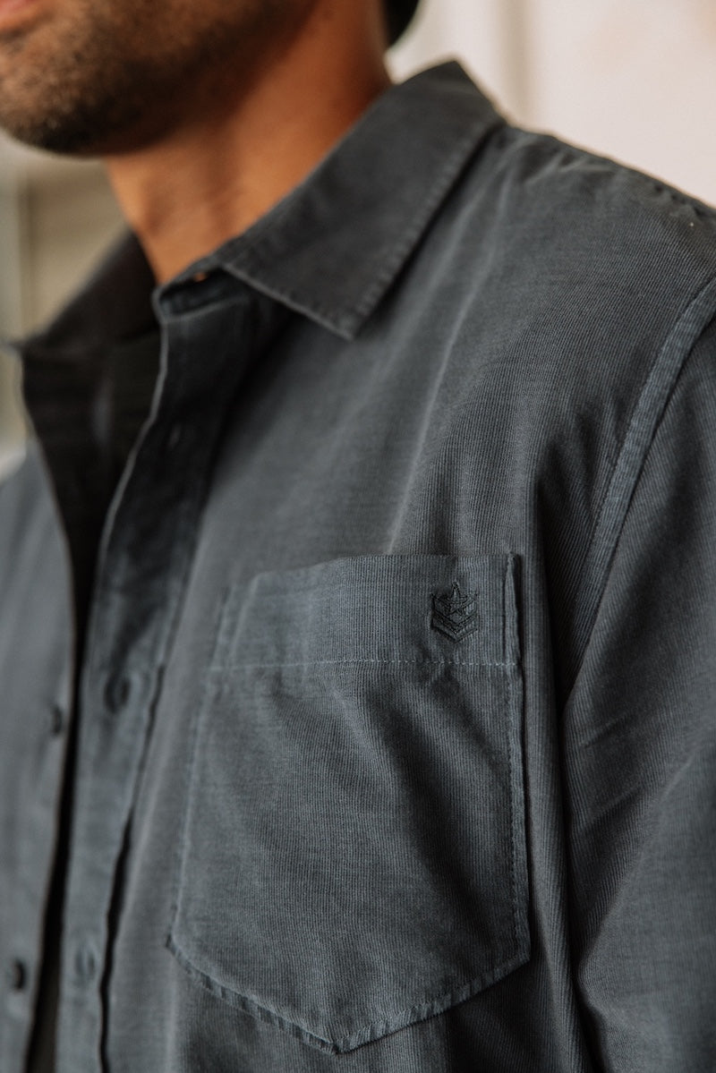 Chemise en velours bleu Freeman T Porter