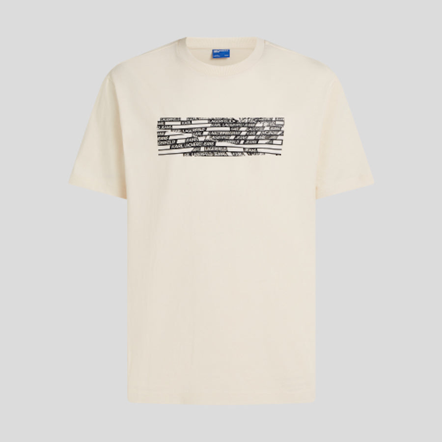 Tshirt manches courtes beige Karl Lagerfeld