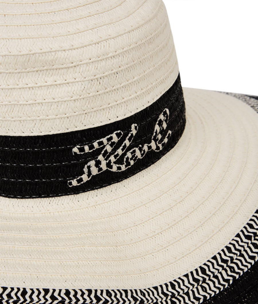 Large chapeau de soleil Karl Lagerfeld