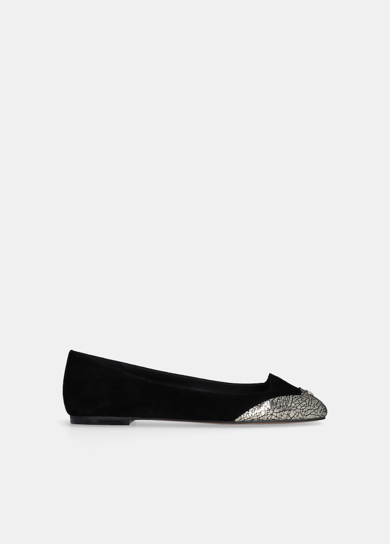 Ballerines en daim bout doré Liu Jo
