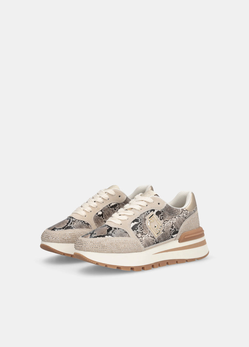 Baskets femme LIu Jo python