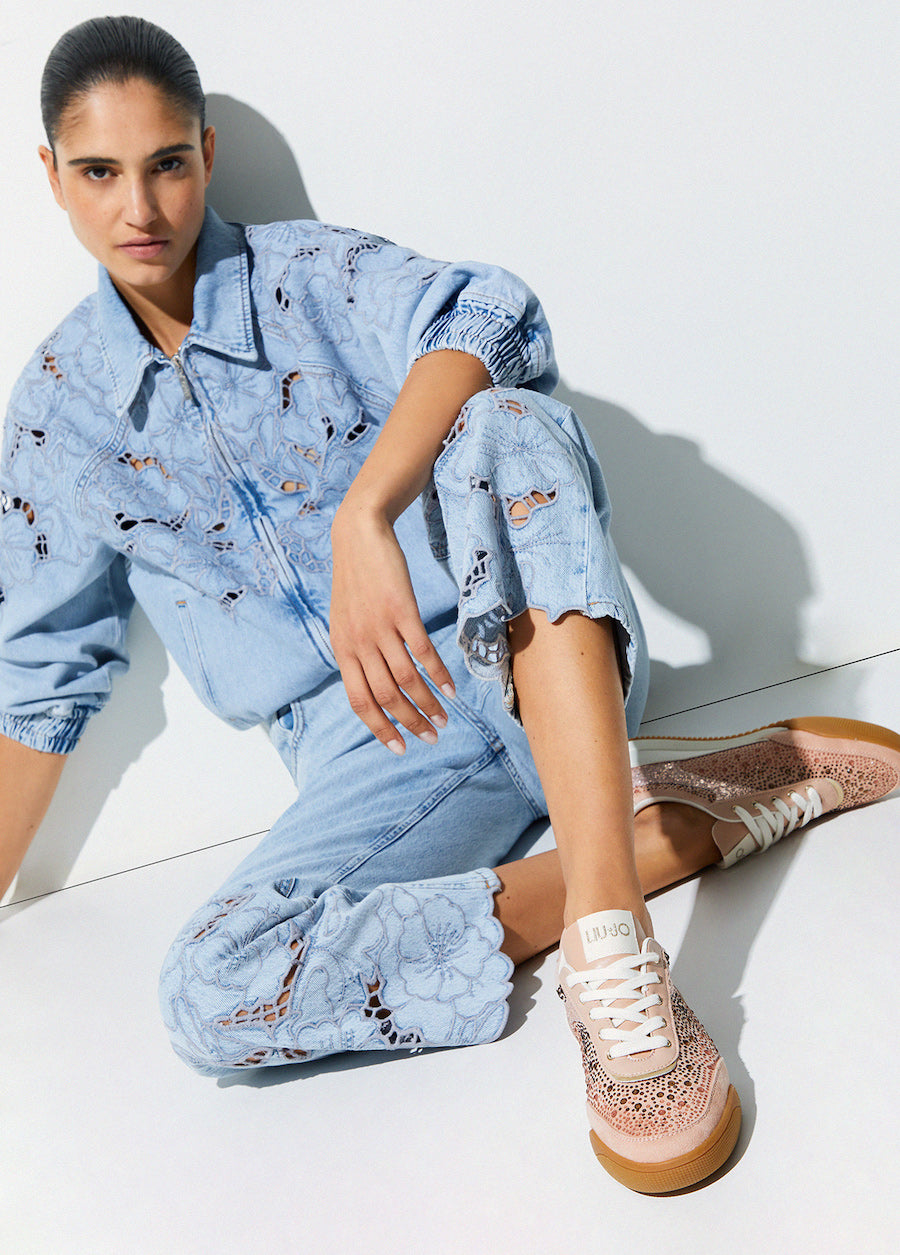 Nouvelle collec de baskets femme Liu Jo poudrée