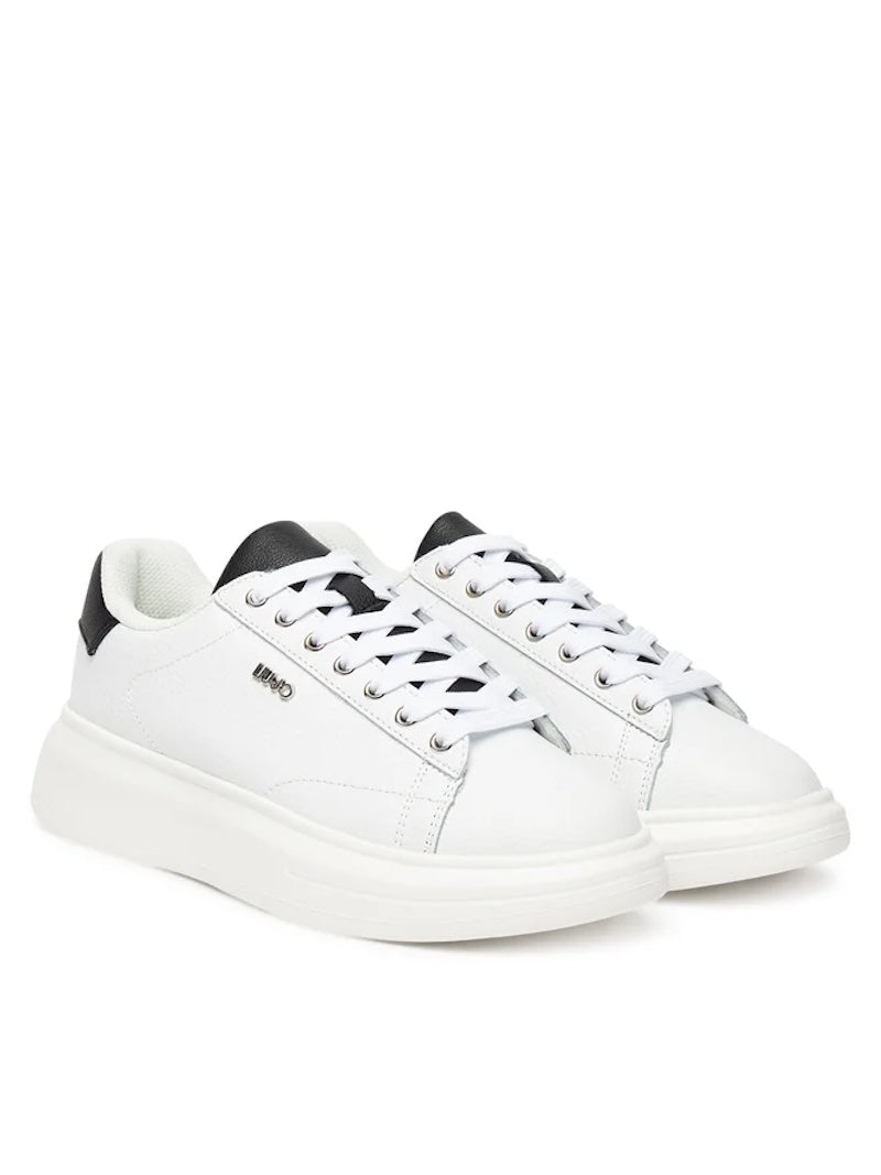 Baskets femme Liu Jo blanches en cuir