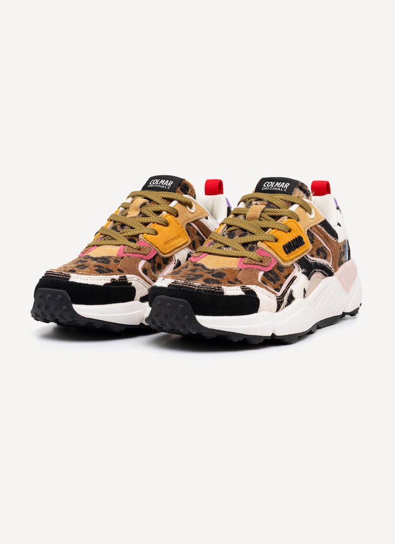 Basket Femme COLMAR GARNER MIX Multicolor animalier