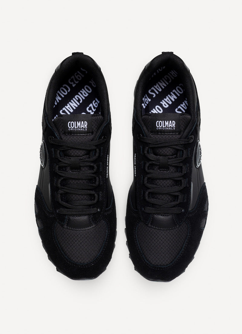 Baskets homme Colmar All Black modèle Travis Rush