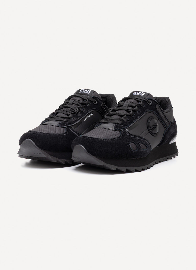 Baskets homme Colmar All Black modèle Travis Rush