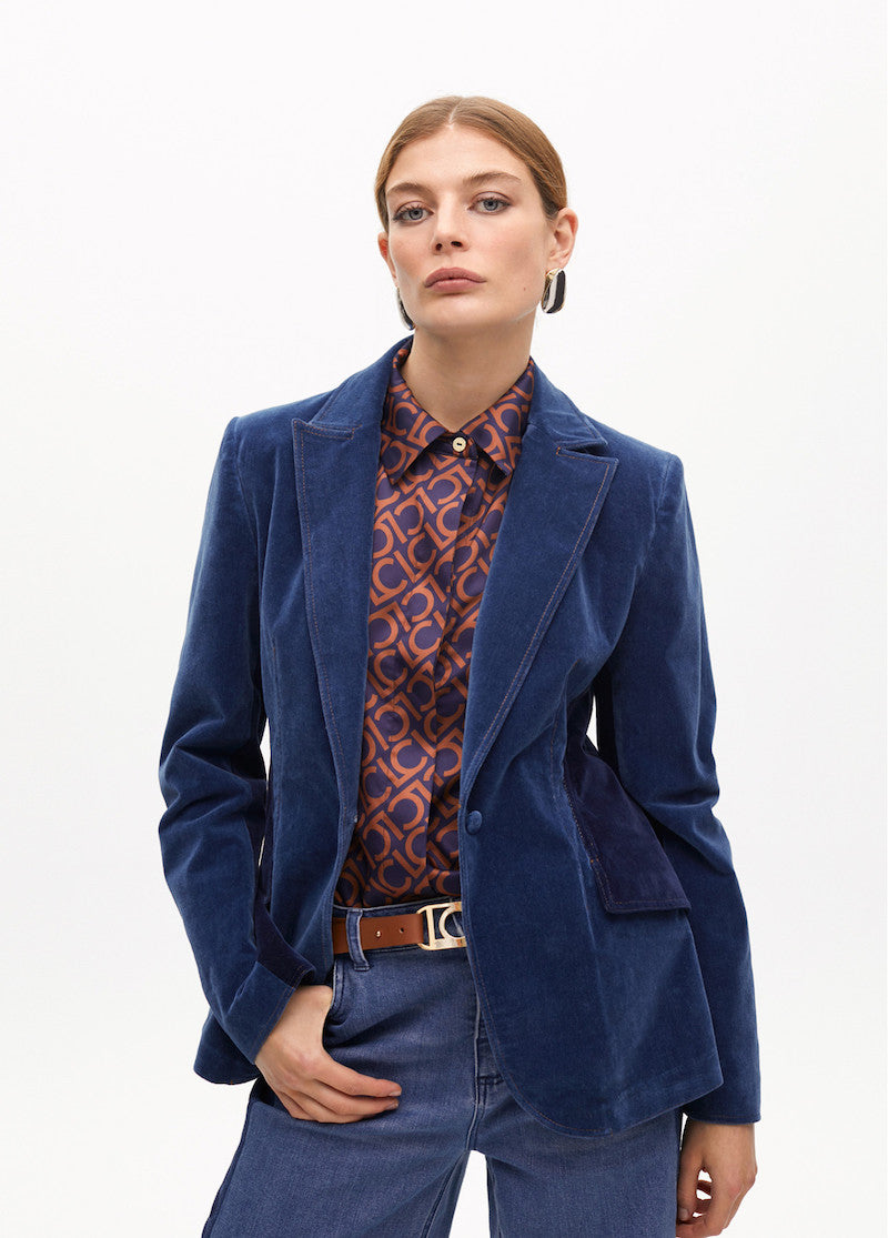 Veste blazer en velours Lola Casademunt