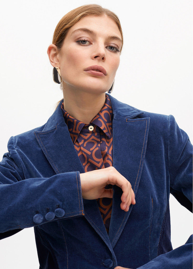 Veste blazer en velours Lola Casademunt