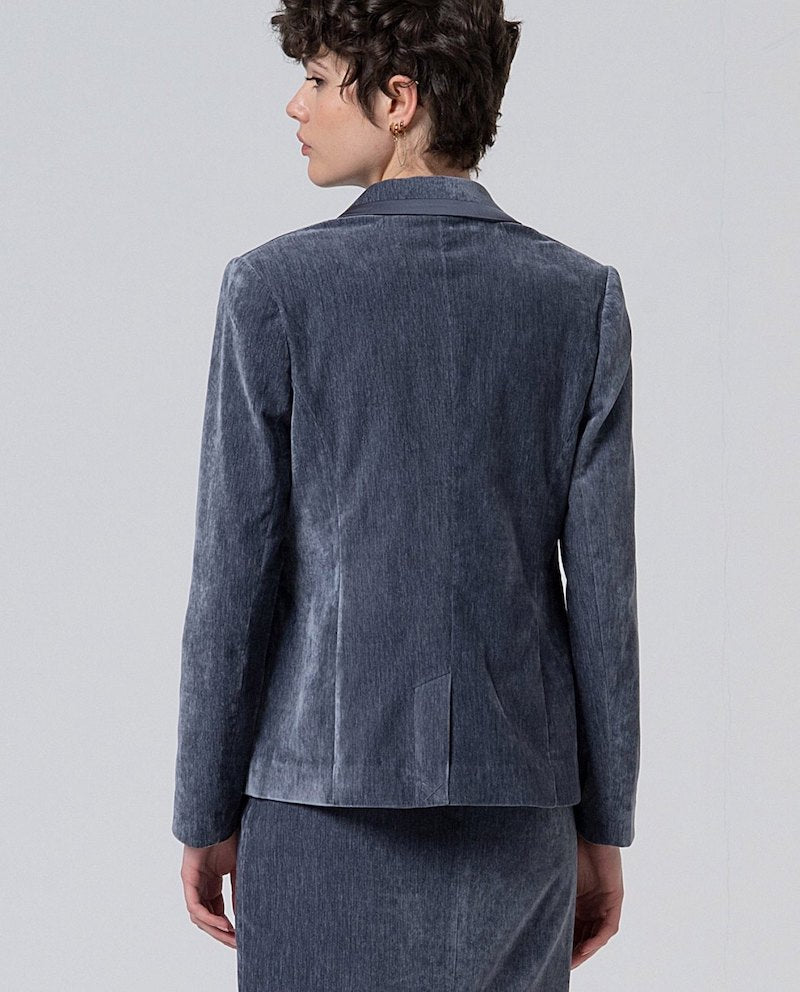 Veste de blazer en velours Surkana