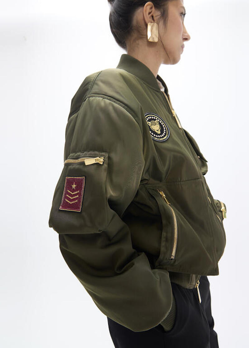 Bomber femme kaki de chez Lola Casademunt
