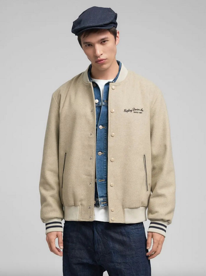 Bomber en laine pour homme de chez Replay