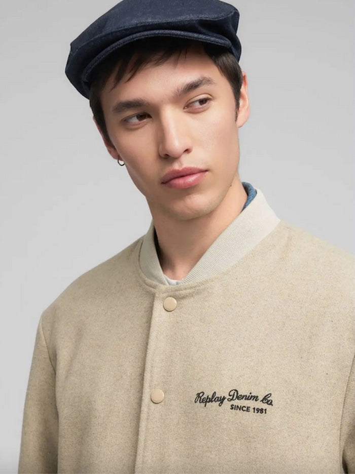 Bomber en laine pour homme de chez Replay