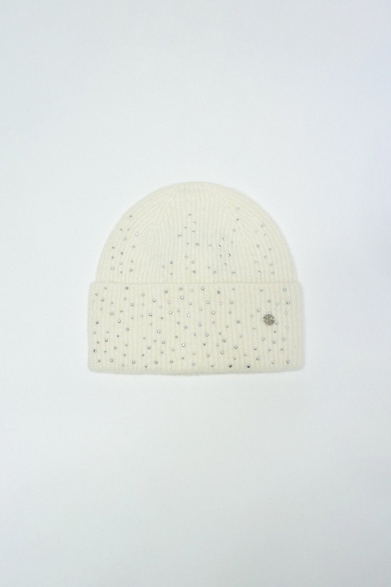 Bonnet en laine mélangé beige Salsa Jeans