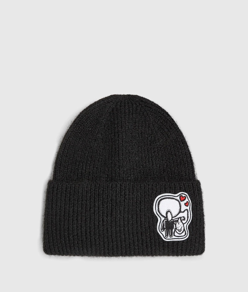 Bonnet Karl lagerfeld avec écusson