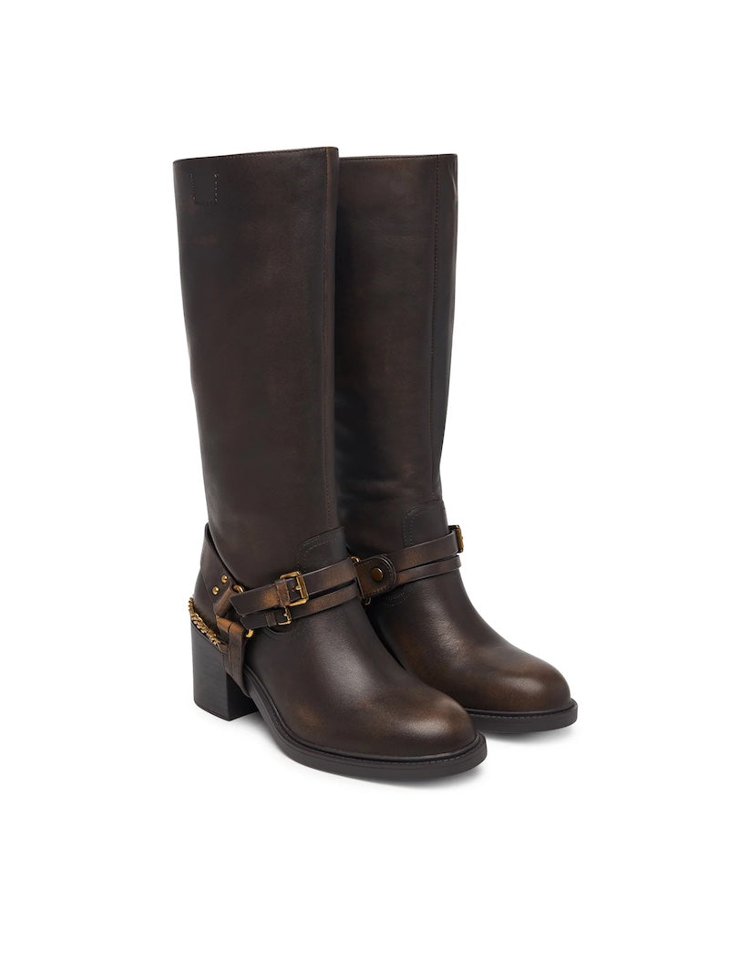 Bottes en cuir brossé Liu Jo