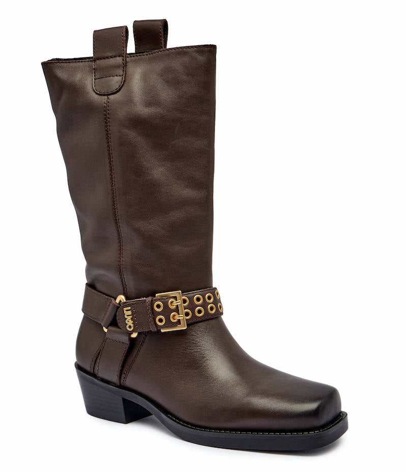 Santiags en cuir noir Liu Jo