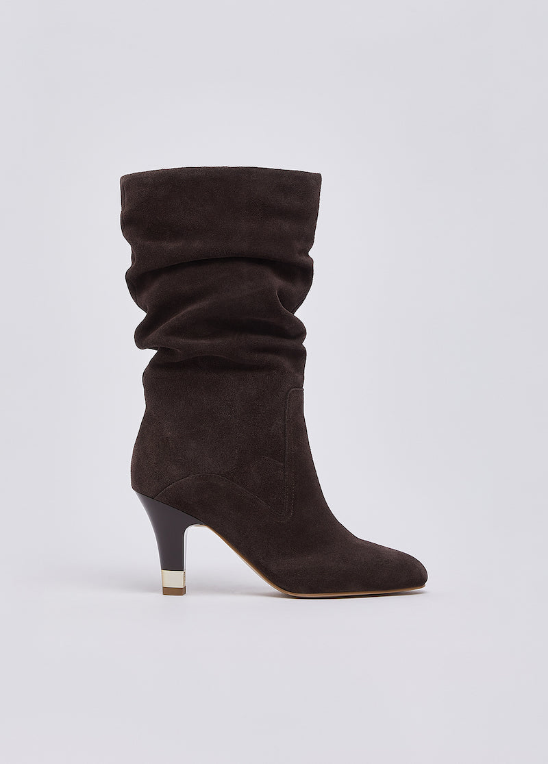 Bottes en cuir veloutée liu jo