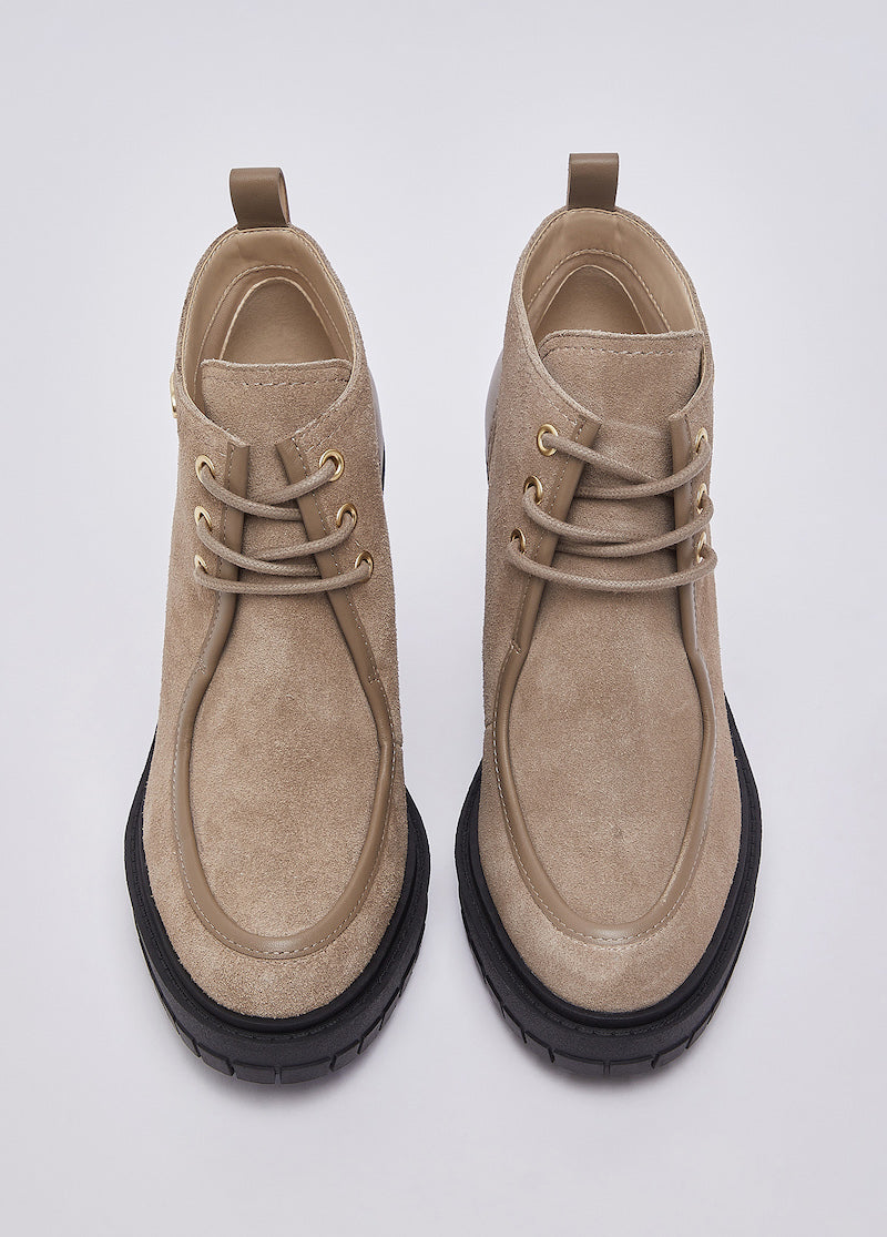 Bottines en daim beige Liu Jo pour femme