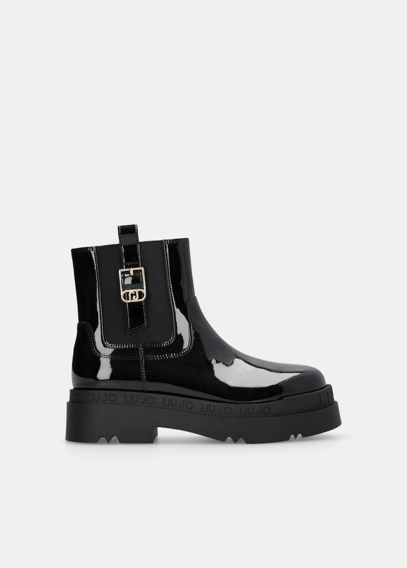 Bottines vernis noir Liu Jo