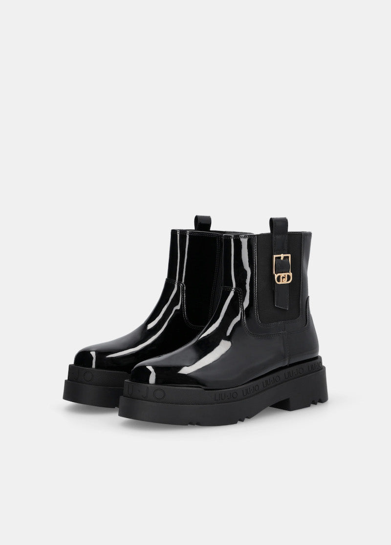 Bottines vernis noir Liu Jo