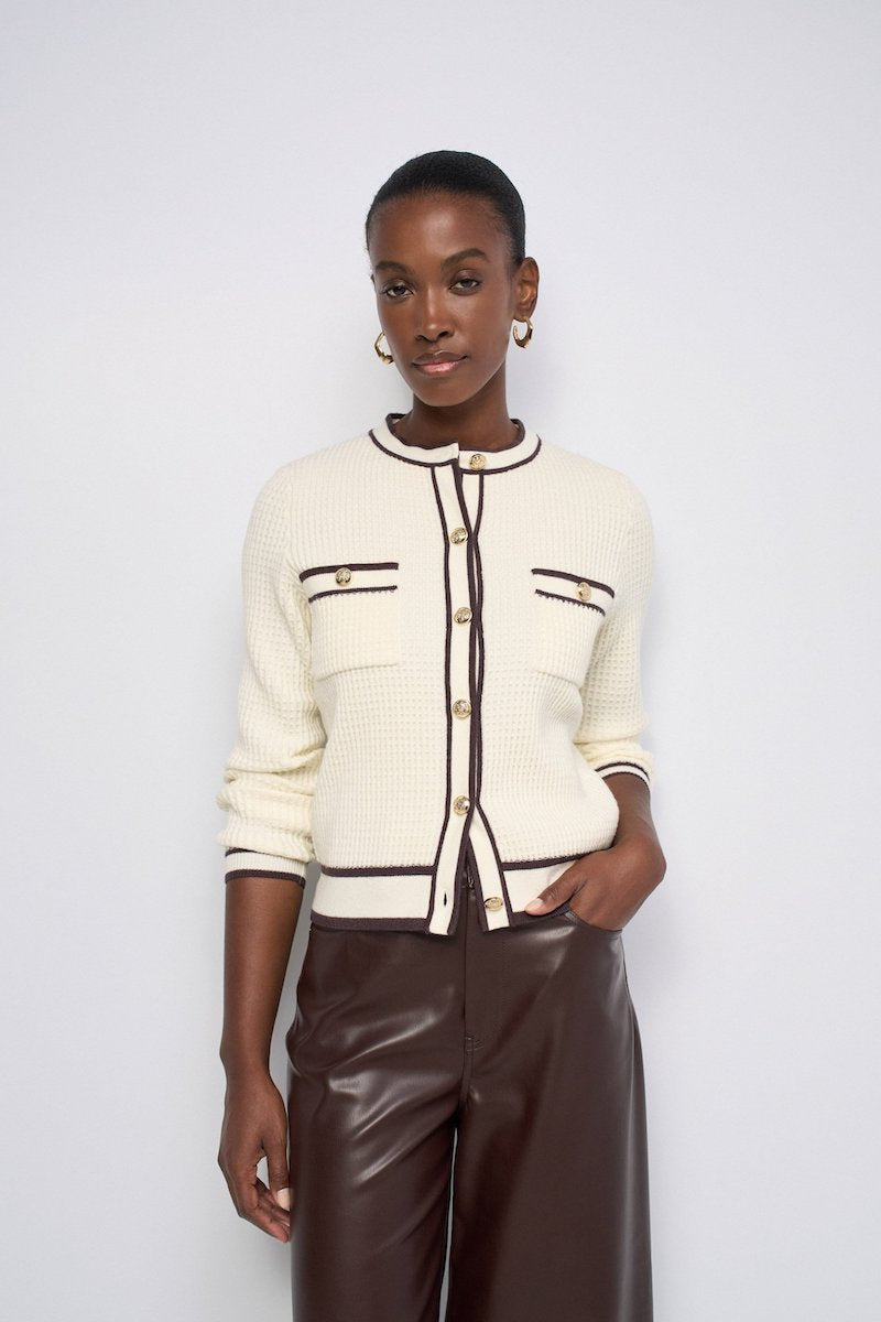 Cardigan femme d'inspiration Chanel par Salsa Jeans