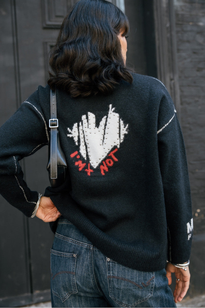 Cardigan en laine mélangé Freeman T