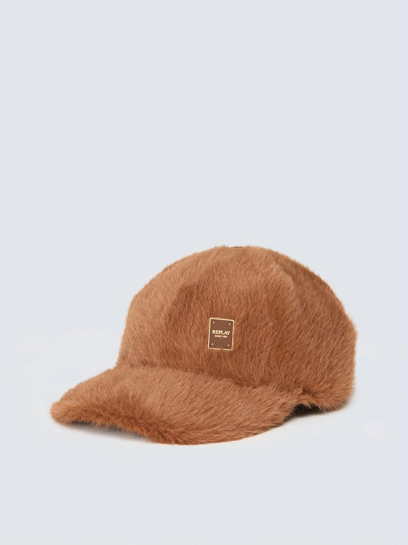 Casquette de baseball camel Replay effet poilu