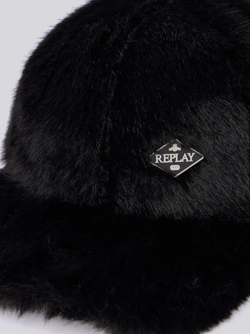Casquette en fourrure éco Replay