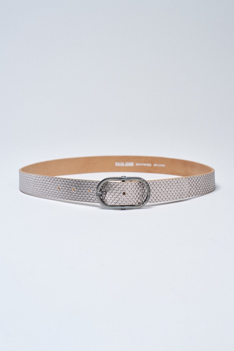 Ceinture en cuir pour femme façon Croco Salsa Jeans