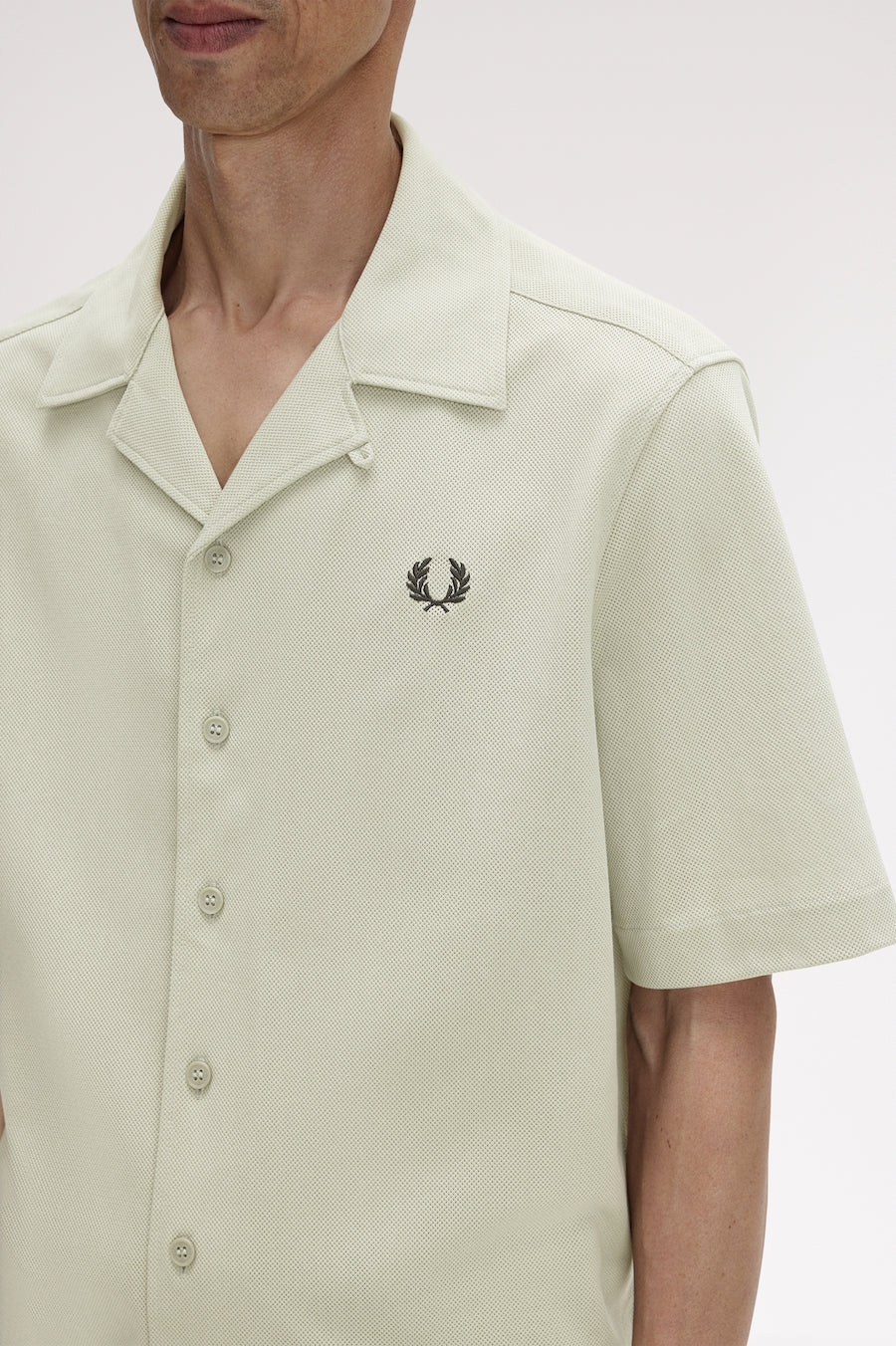 Chemise en Mesh Fred Perry M1745 M37 vert clair