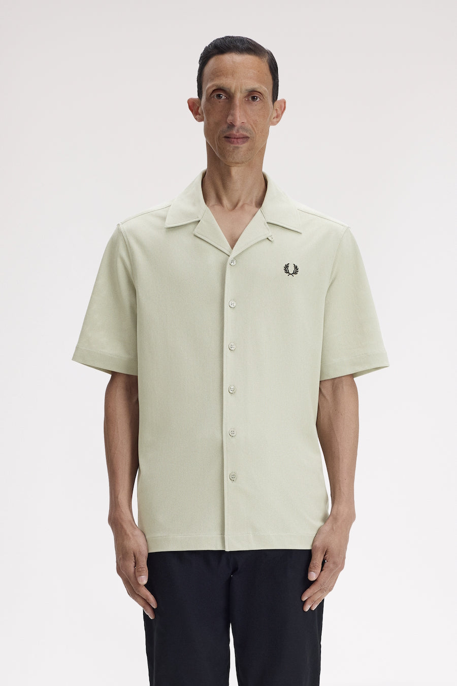 Chemise en Mesh Fred Perry M1745 M37 vert clair