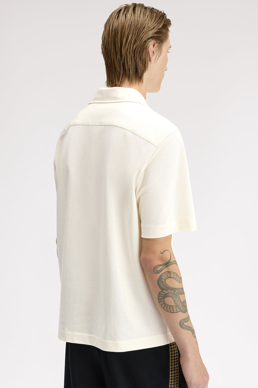 Chemise en mesh Fred Perry M1745 560 écru
