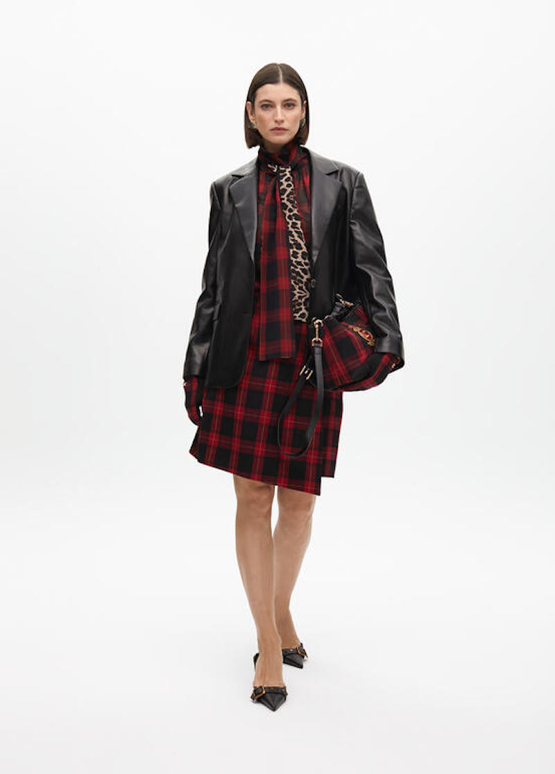 Chemise en mousseline tartan Lola Casademunt