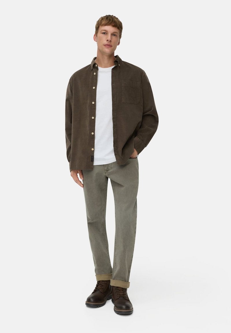 Chemise homme en velours stretch Camel Active