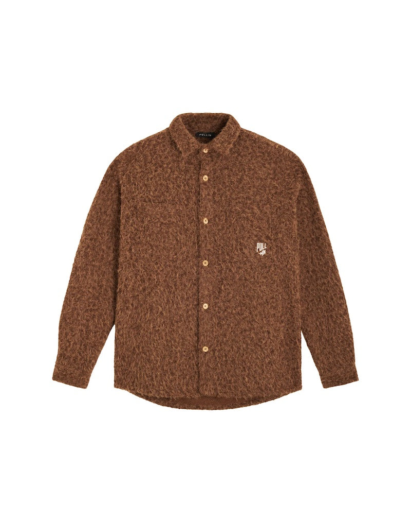 Chemise GEKO COTTABROWN marron signé PULLIN