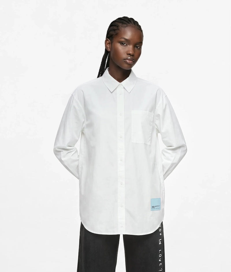 Chemise blanche femme Karl Lagerfeld Jeans x Pietro Terzini