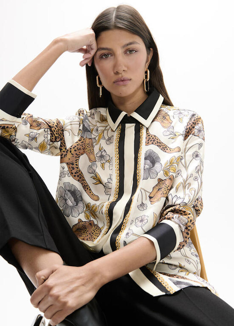 Chemise soupe imprimée animalier Lola Casademunt