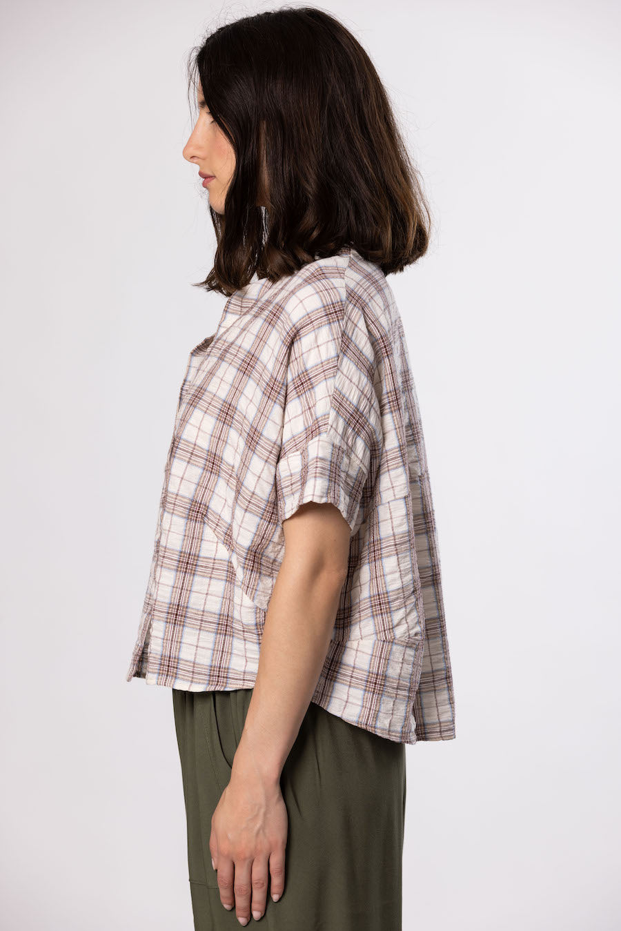 Chemise femme à carreaux OMER