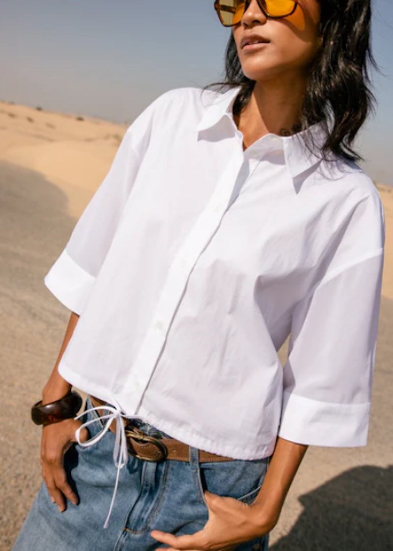 Chemise boxy de chez Freeman T Porter modèle Choyce Plain