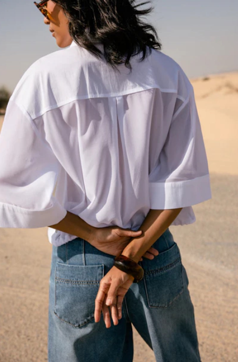 Chemise boxy de chez Freeman T Porter modèle Choyce Plain