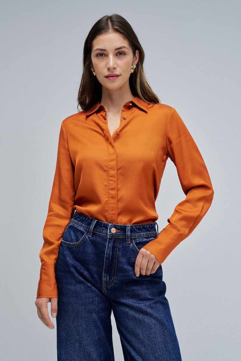 Chemise satinée Salsa jeans